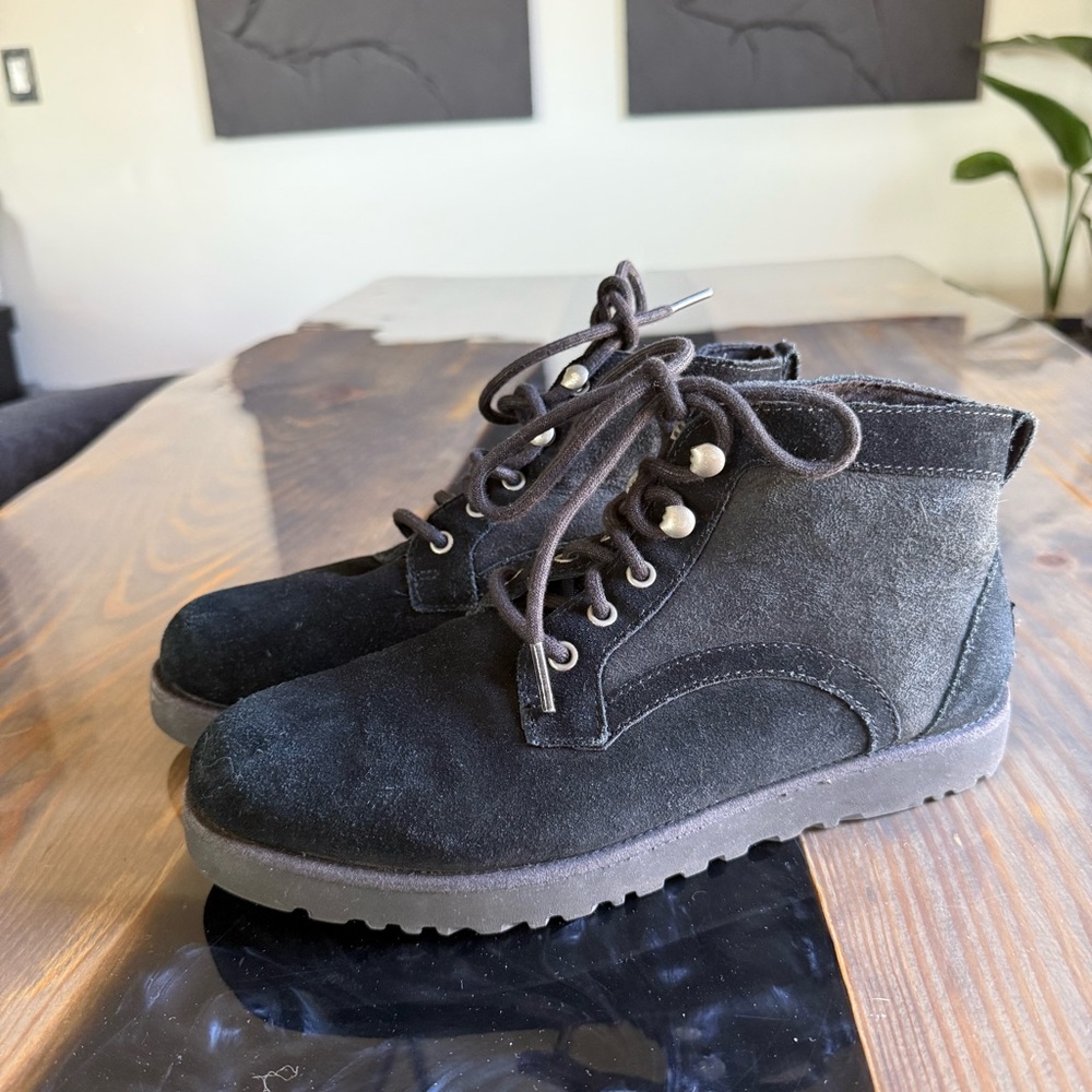 UGG Black Boots (Lace Up)